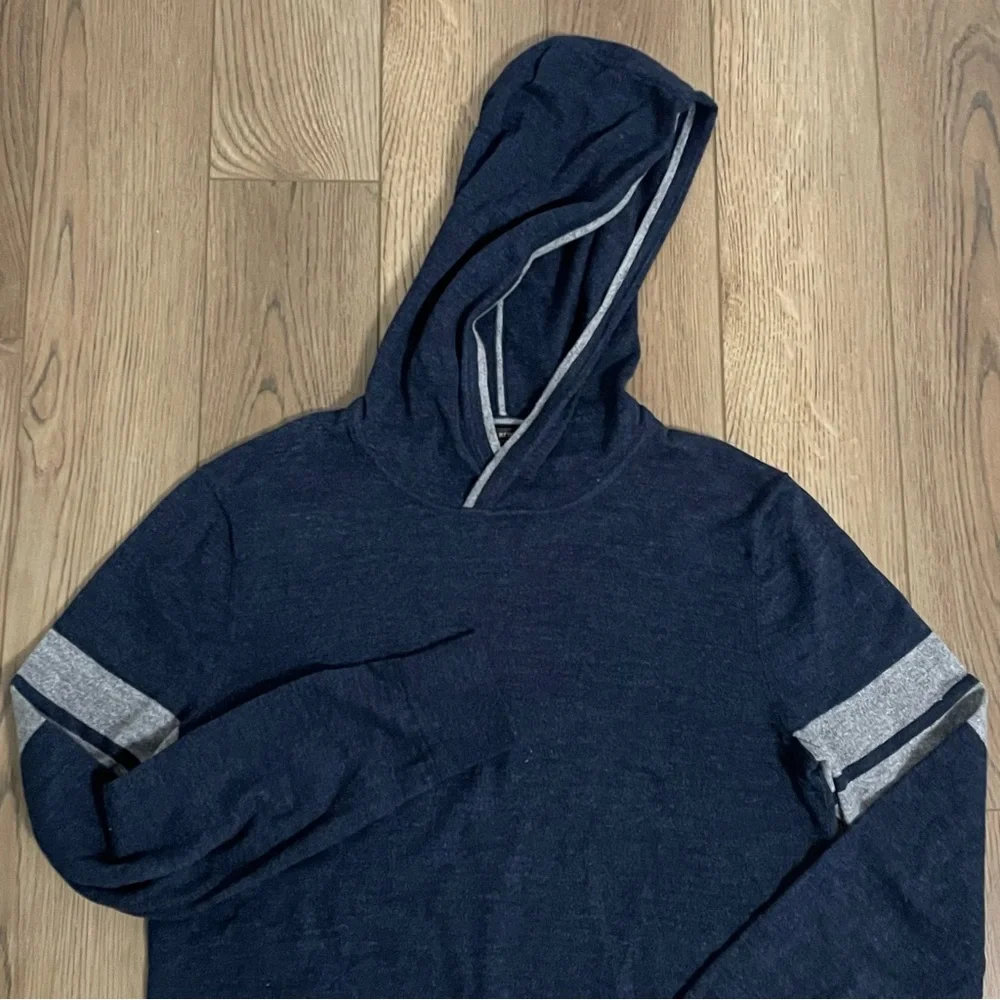 Banana Republic Organic Cotton Hooded‎ Sweater Blue